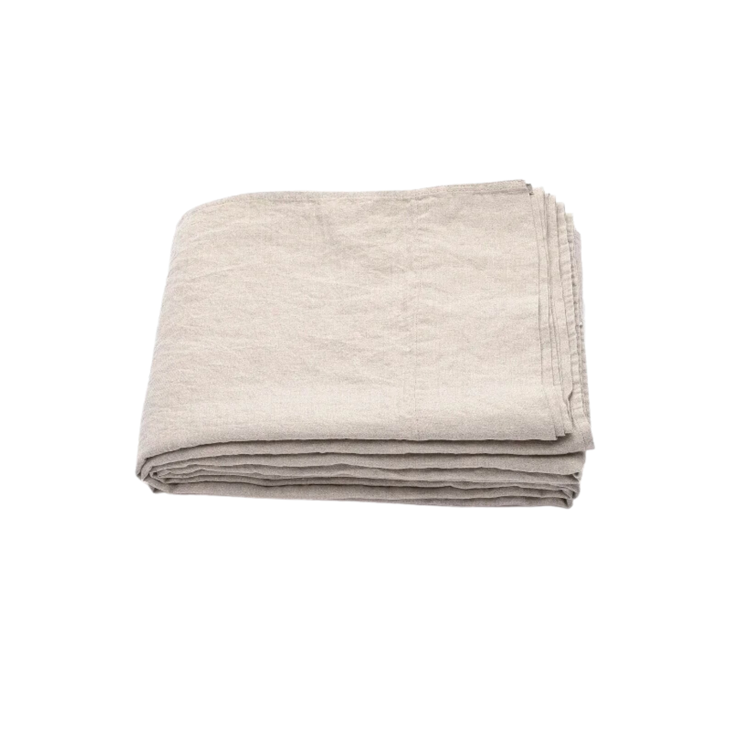 Homestedt Linen - Natural Flat Sheet - Queen